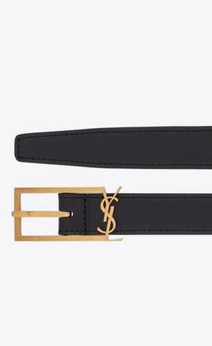 ceinture cassandre ysl|CEINTURE CASSANDRE en cuir lisse .